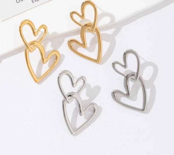 Lovers stud earrings