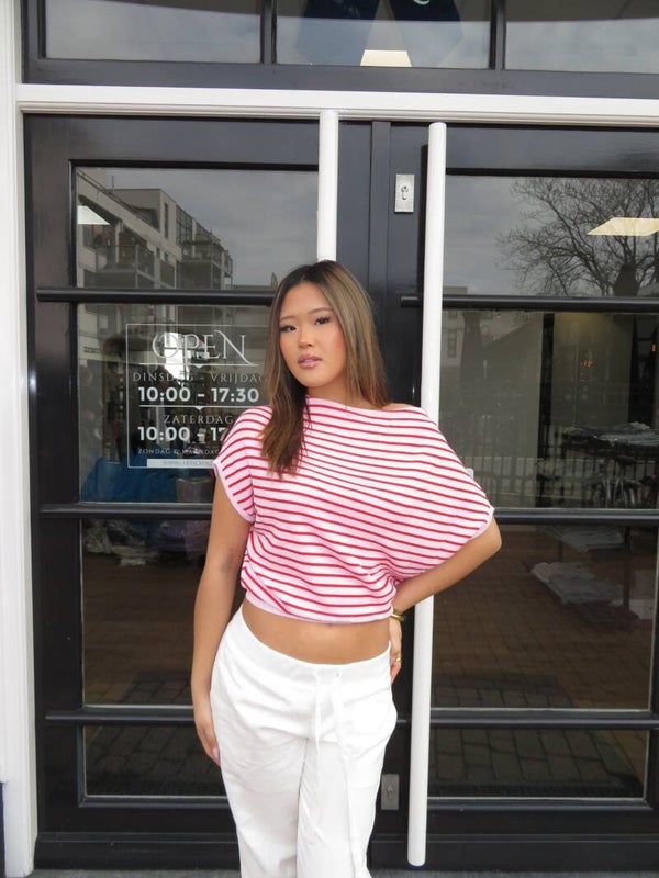 Stripe soft asymmetric top