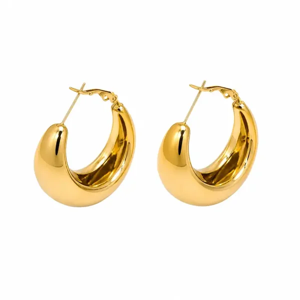 Chunky Hoop Earrings