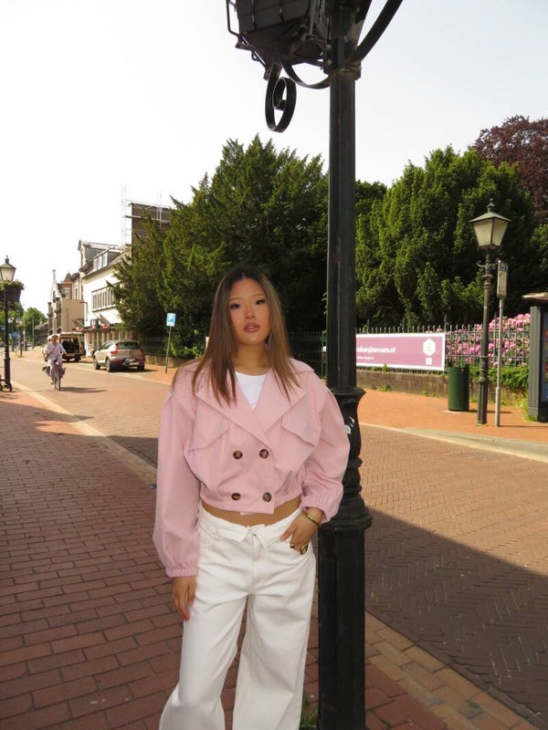 Daily cropped trenchcoat