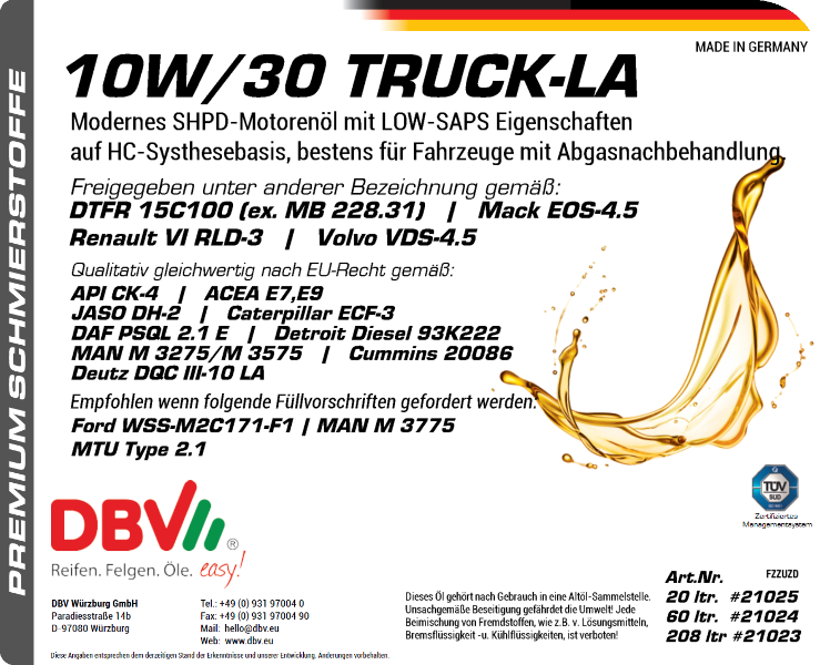 10W-30 TRUCK-LA