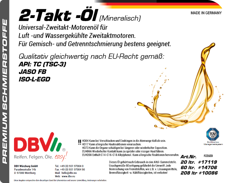 2-TAKT-ÖL (MINERALISCH)