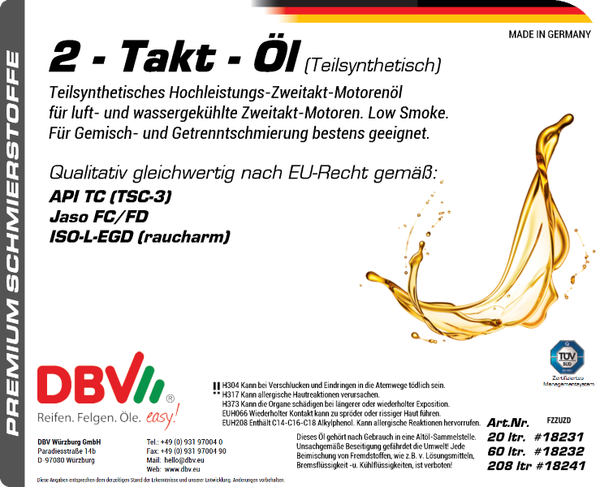 2-TAKT-ÖL (TEILSYNTHETISCH)