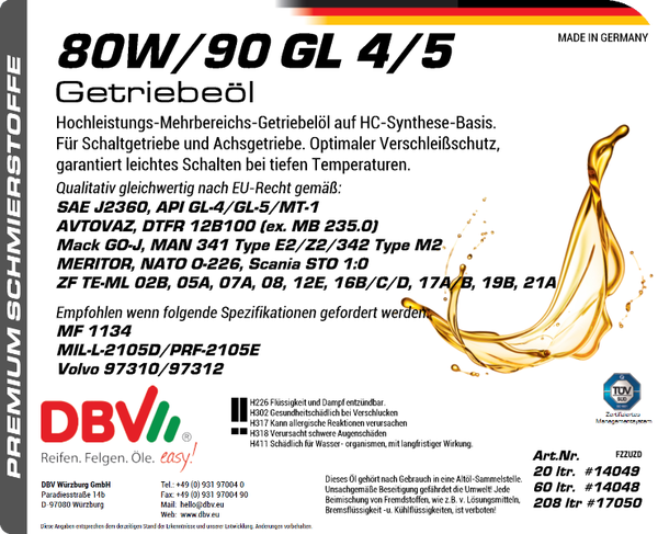80W-90 GL4/5