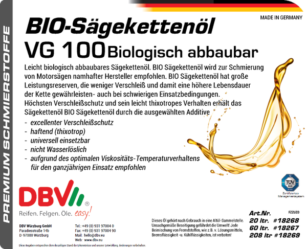 BIO-SÄGEKETTENÖL