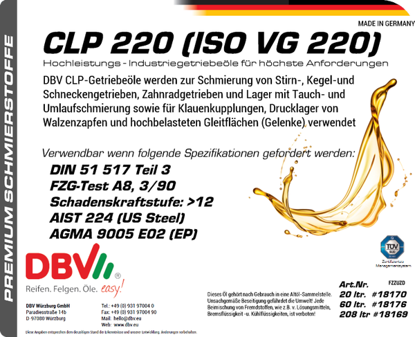 CLP 220 (ISO VG 220)