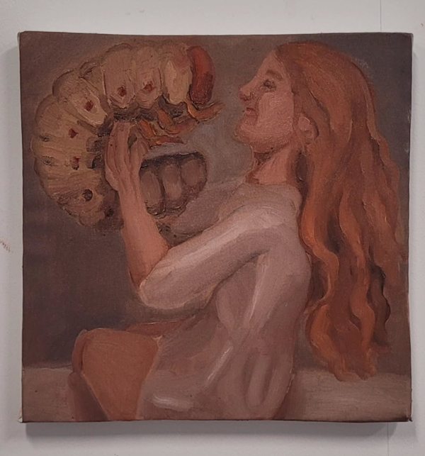 ''Big bug'' original oil painting