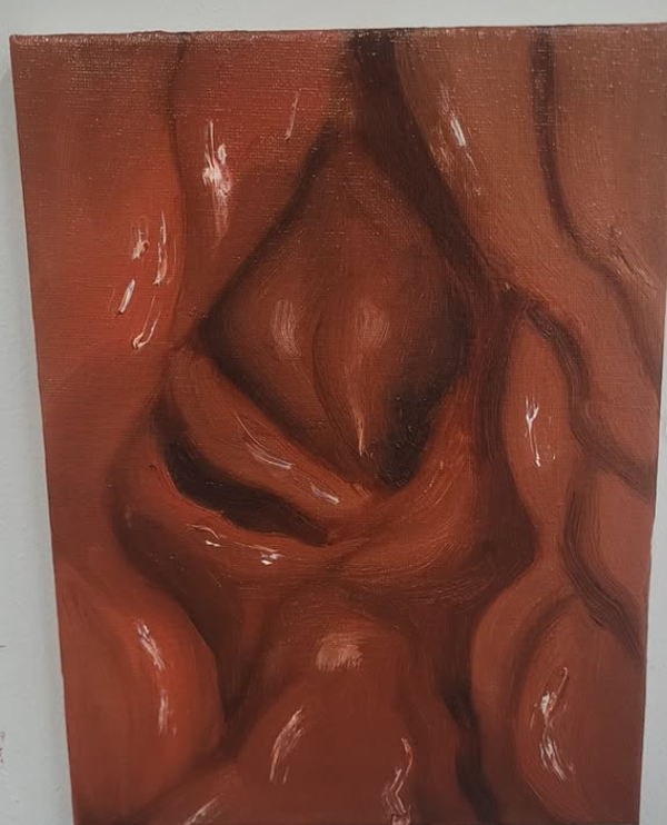 ''Mystery fleshpit'' original painting