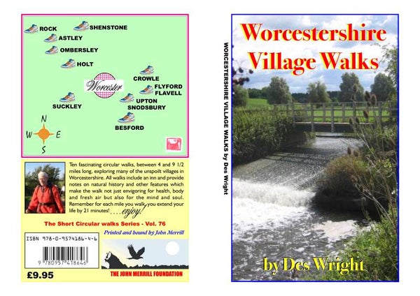 WORCESTERSHIRE VILLAGE WALKS by Des Wright