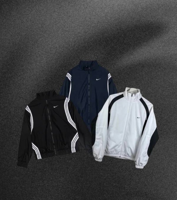 Einer von drei vintagne nike jacken