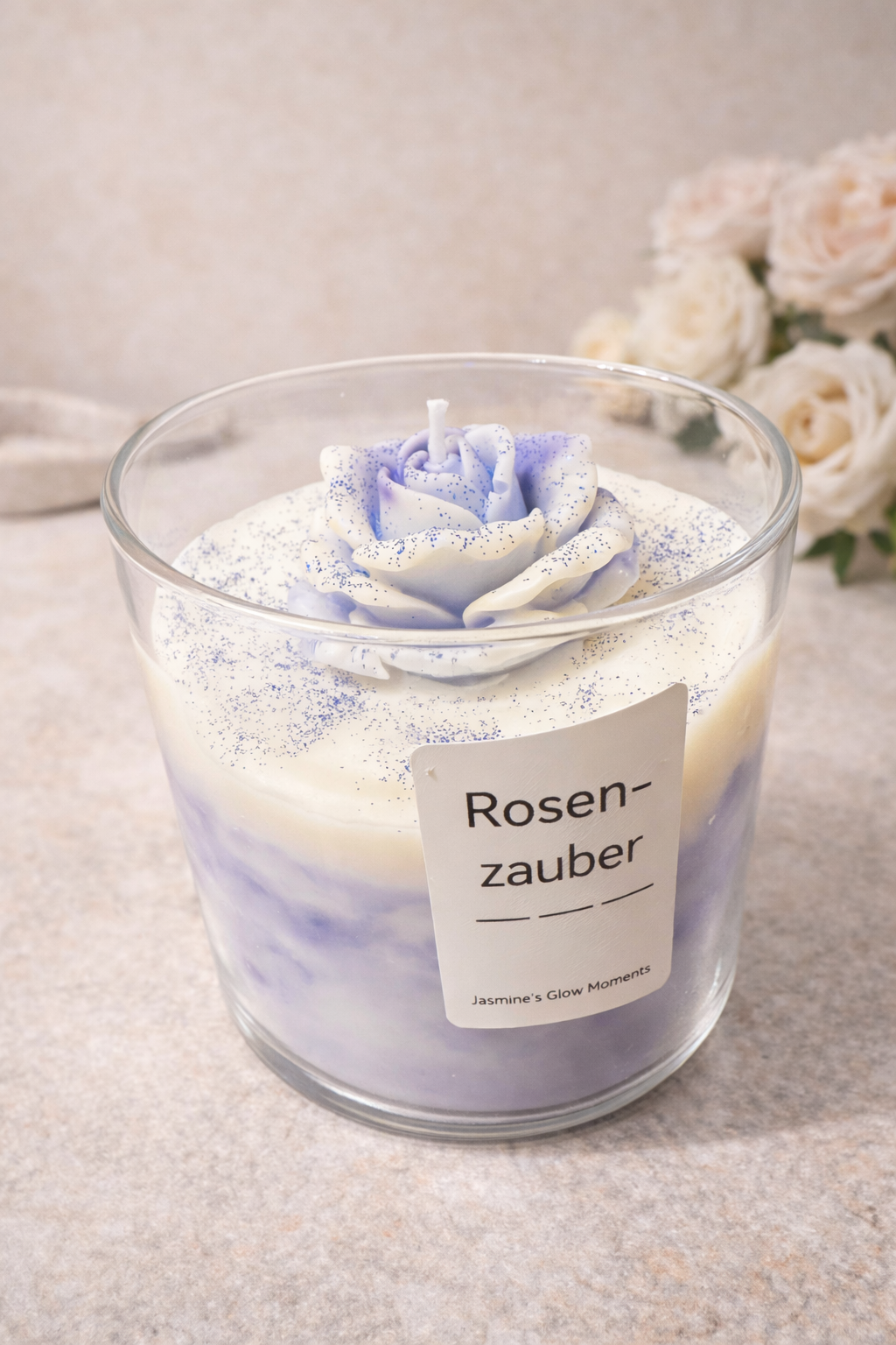 Rosenzauber Kerze