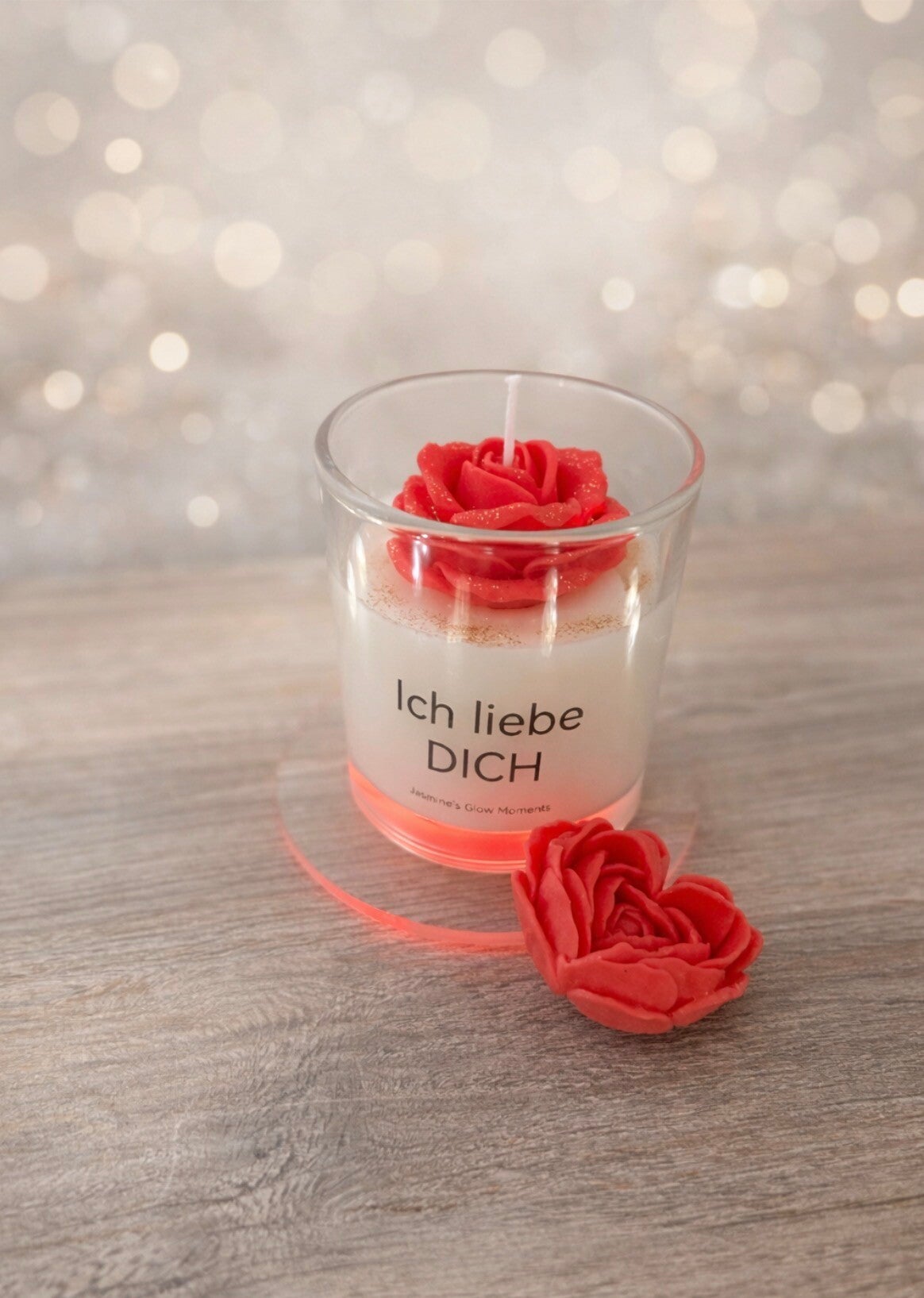 „Ich liebe DICH“ -Kerze