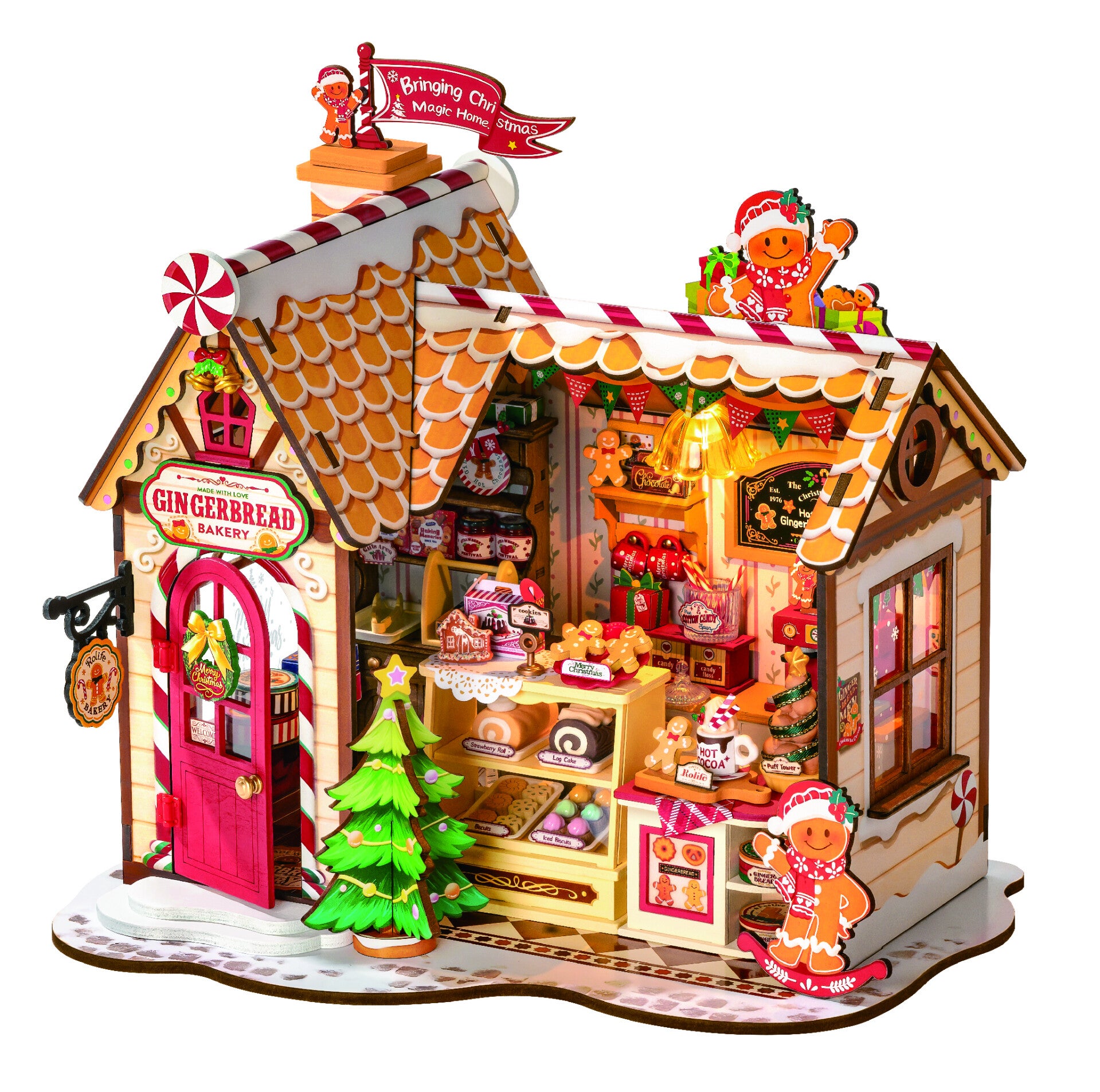 DG176 Rolife Gingerbread House