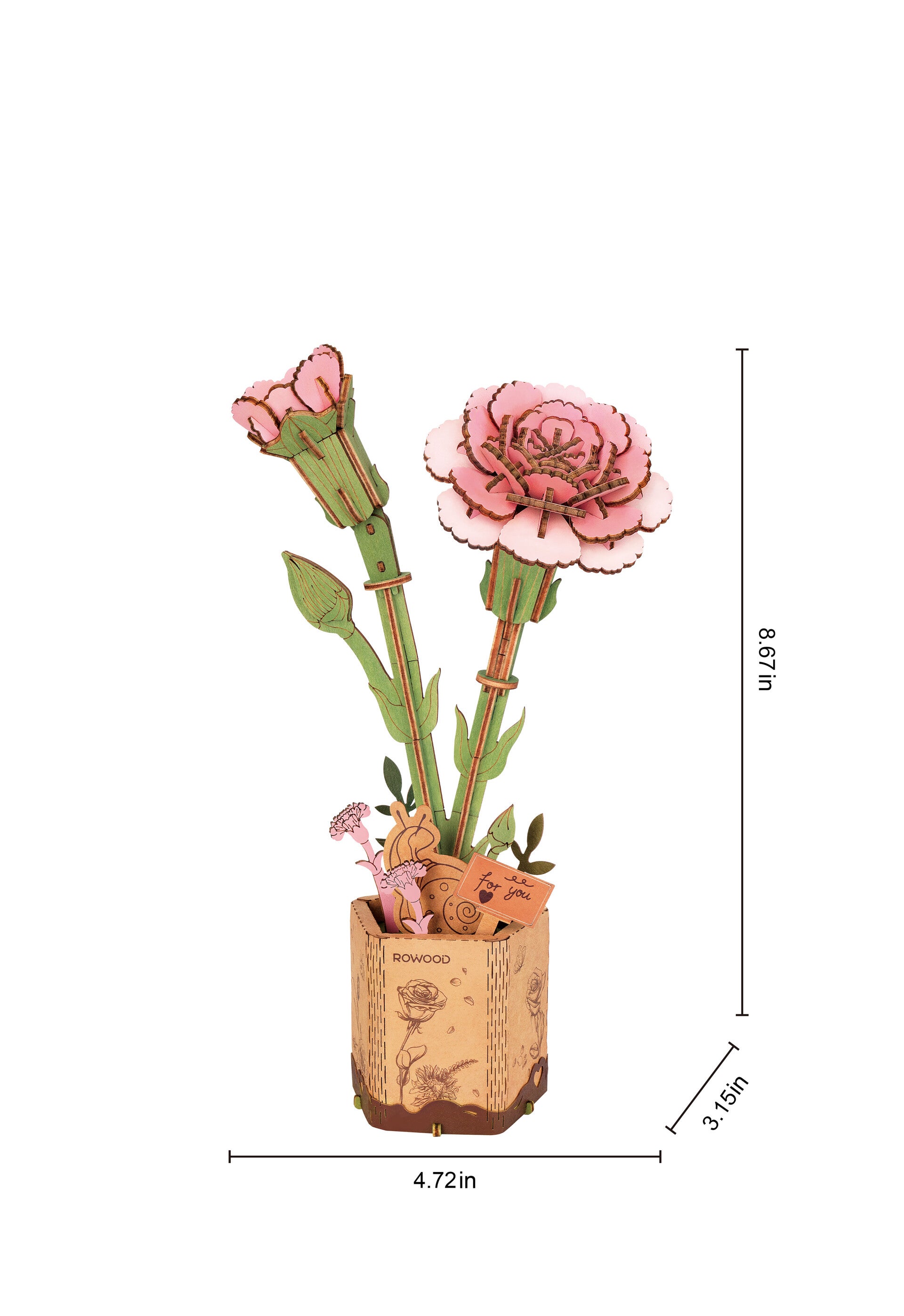 TW051 Rowood Roze Anjer