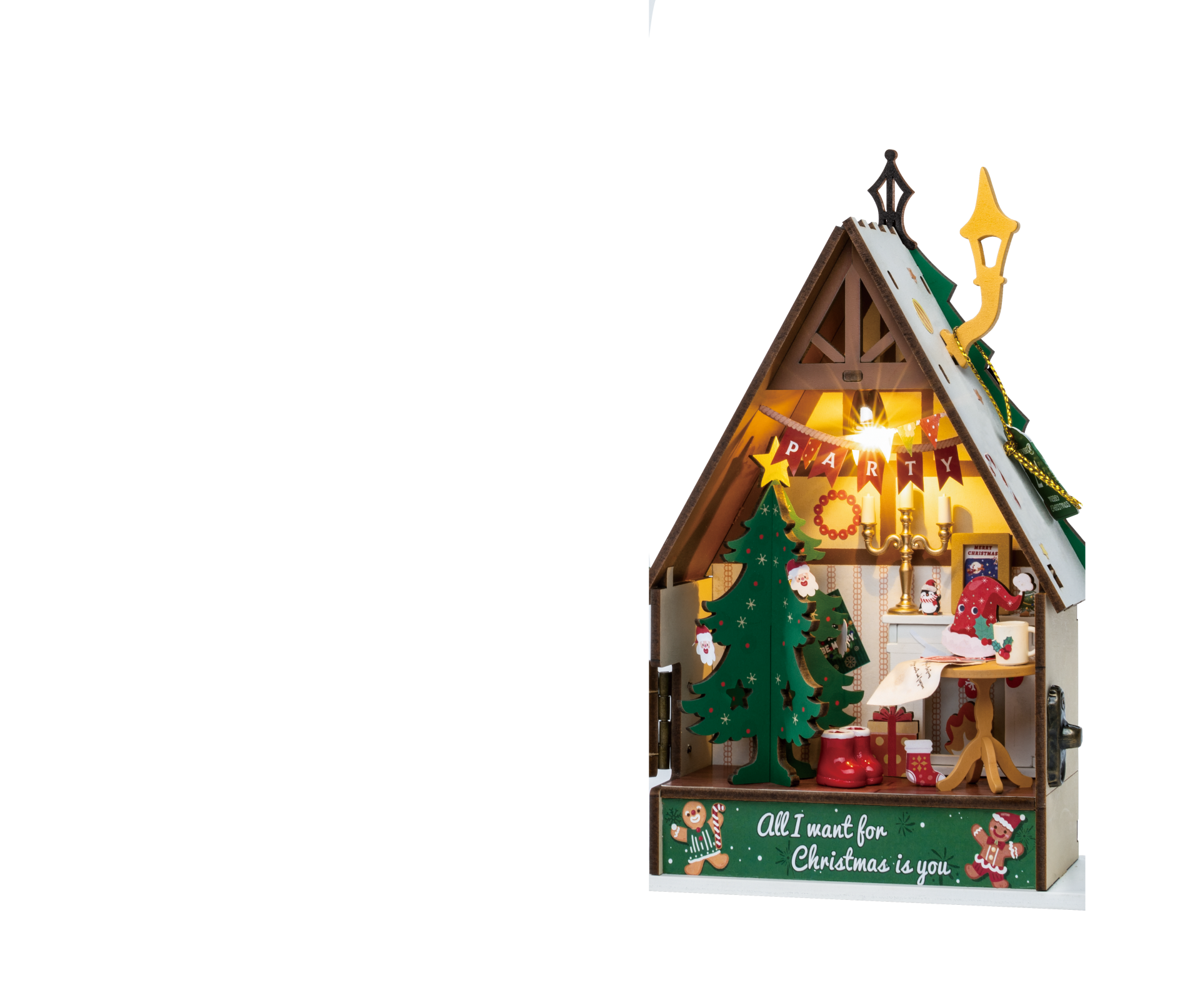 DS036 Rolife Twinkling Christmas House