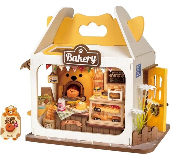 DS033 Robotime Teddy Breadbox