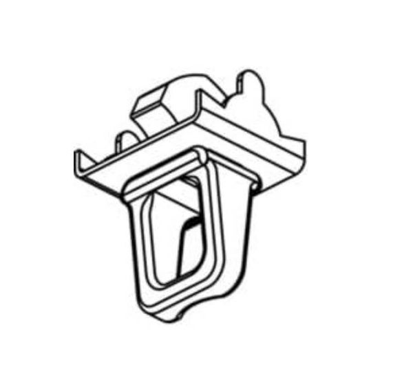 Forest KS Draaistop Open Wit voor KS rail