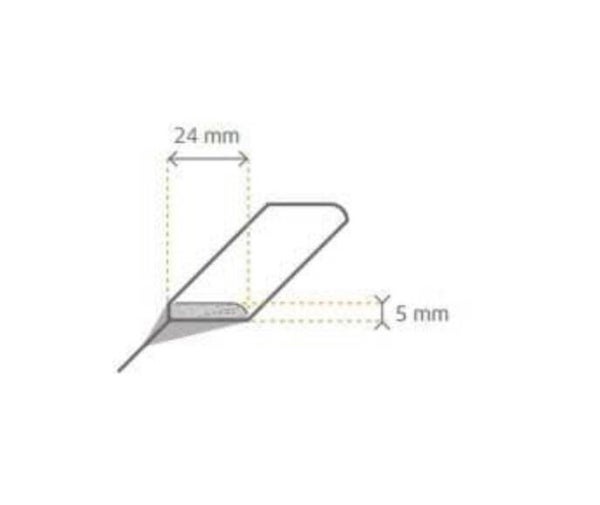 Joka Plakplint 5x24x240cm bijpassend bij laminaat