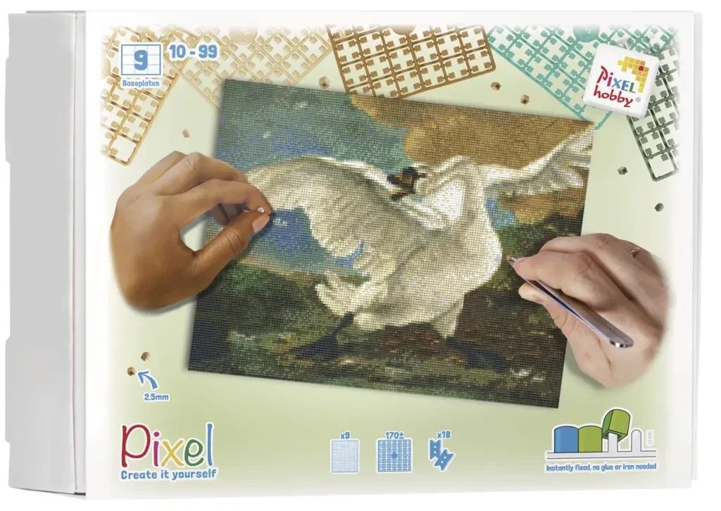 90289 kit de bedreigde zwaan Asselijn 9 basisplaten