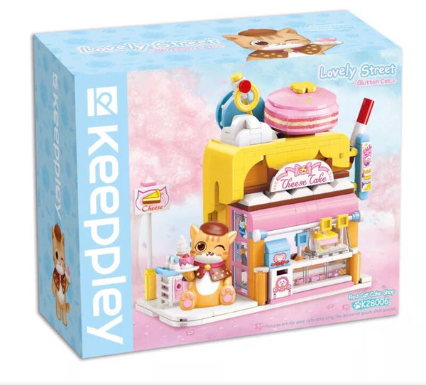 K28006 KEEPPLAY Red Cat Cake Shop