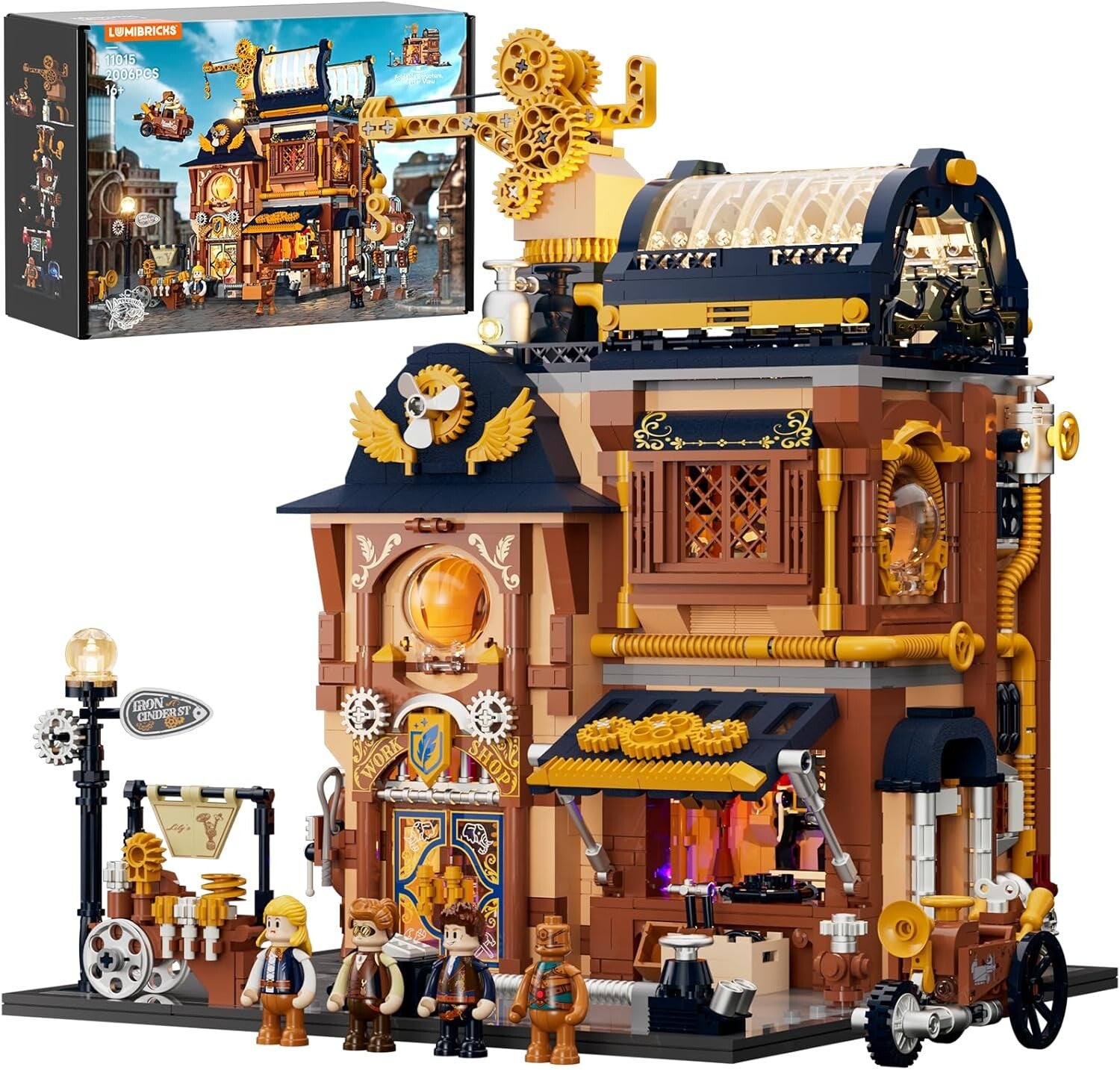 Lumibricks STEAMPUNK MECHANICAL WORKSHOP nr 11015
