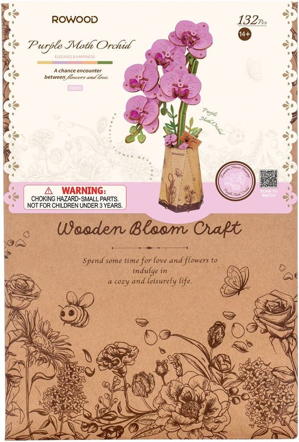 TW091 Rowood Purple Moth Orchid