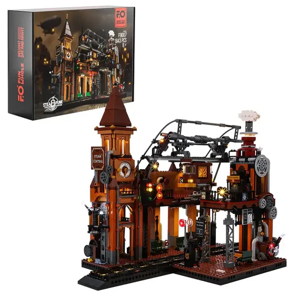 Lumibricks STEAMPUNK TRAIN STATION F9007