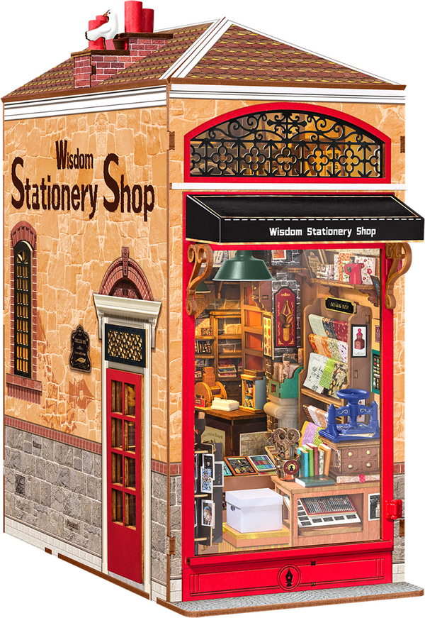 TGB19 Rolife Book Nook Wisdom Stationery Shop