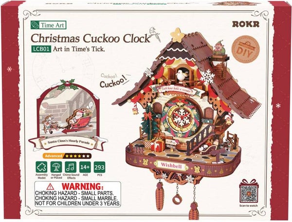 LCB01 ROKR Christmas Cuckoo Clock