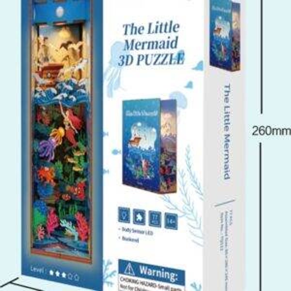 TQ112 Tonecheer Book Nook Little Mermaid