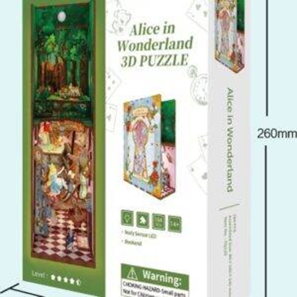 TQ128 Tonecheer Book Nook Alice in Wonderland