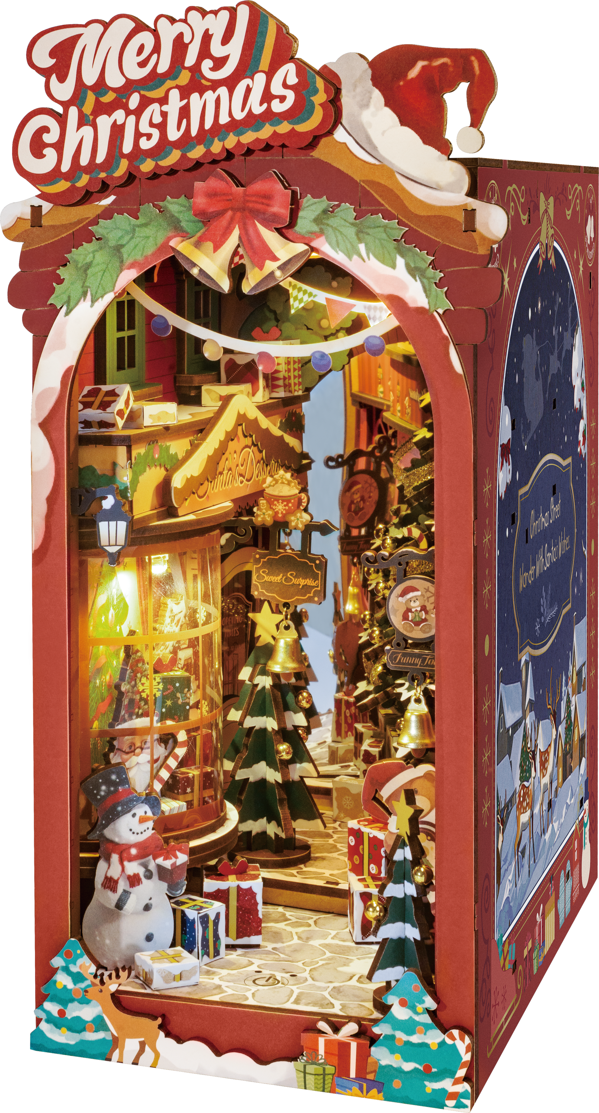 TGC06 Rolife Book Nook Christmas Street