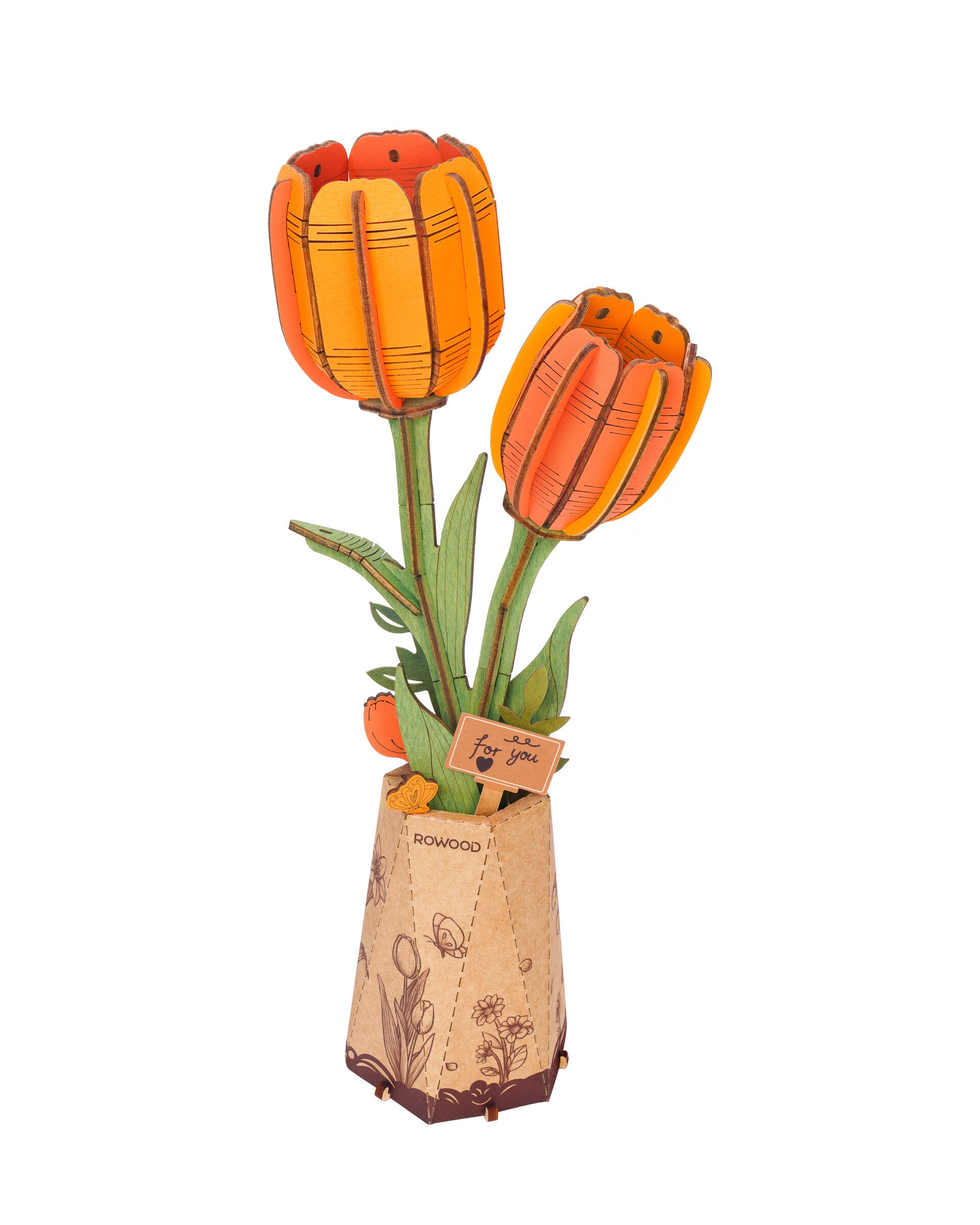TW081 Rowood Orange Tulip