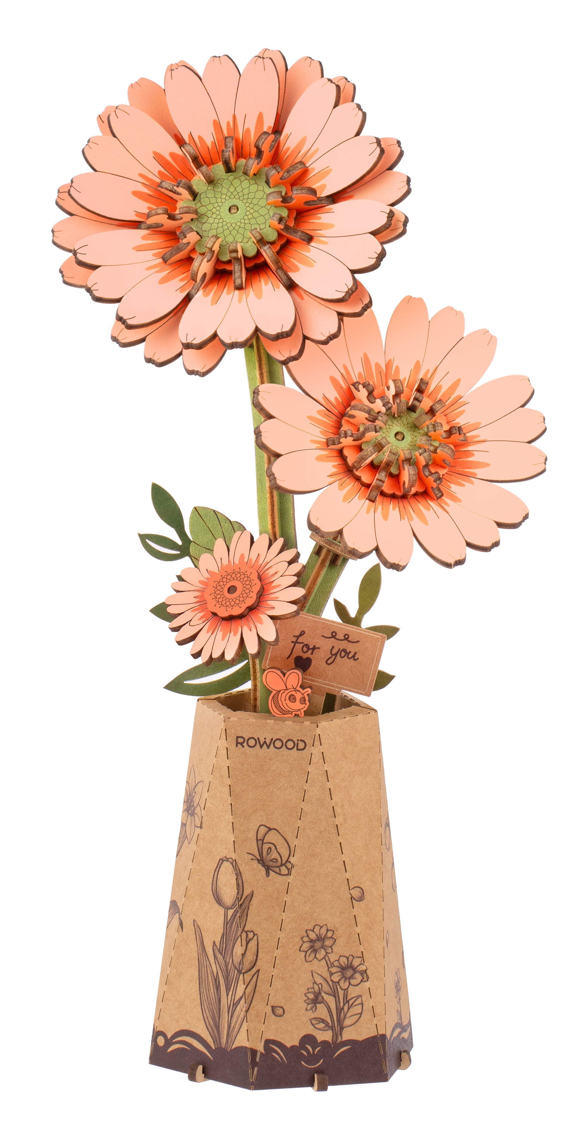 TW111 Rowood Light Orange Gerbera