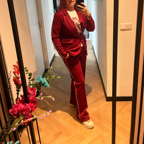 Jas met witte streep