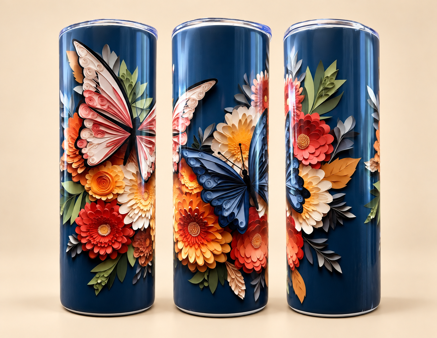 017 - Papillon effet 3d