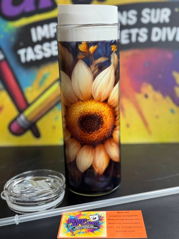 057  fleur en verre