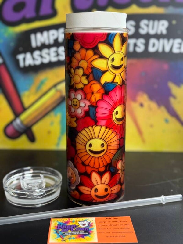 056  fleurs verre