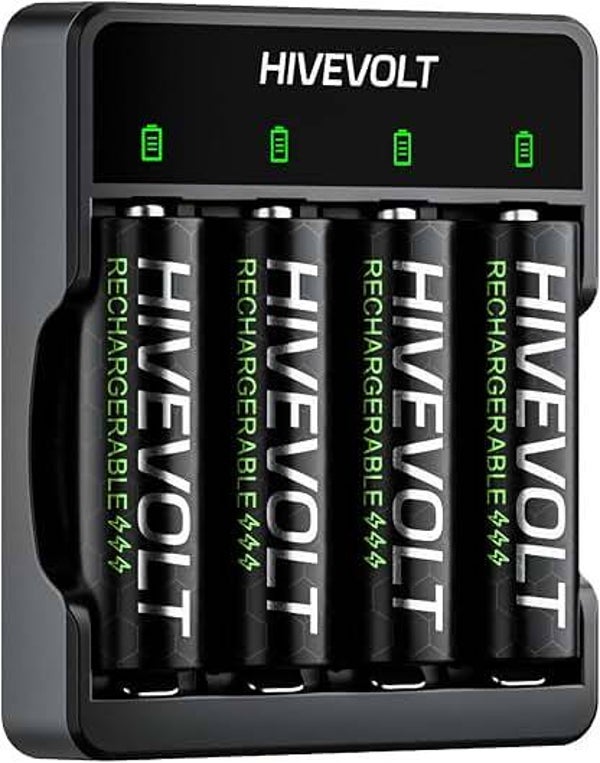 Recargables Lithium ion AA Battery with charger
