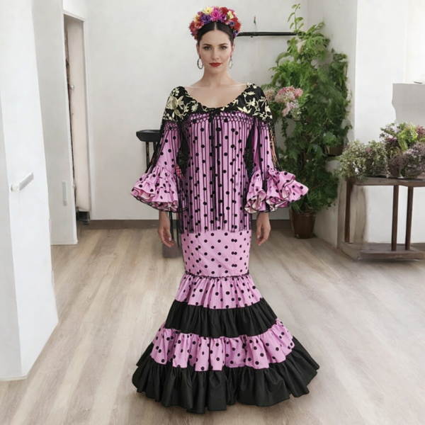 Canastero Lila y Negro