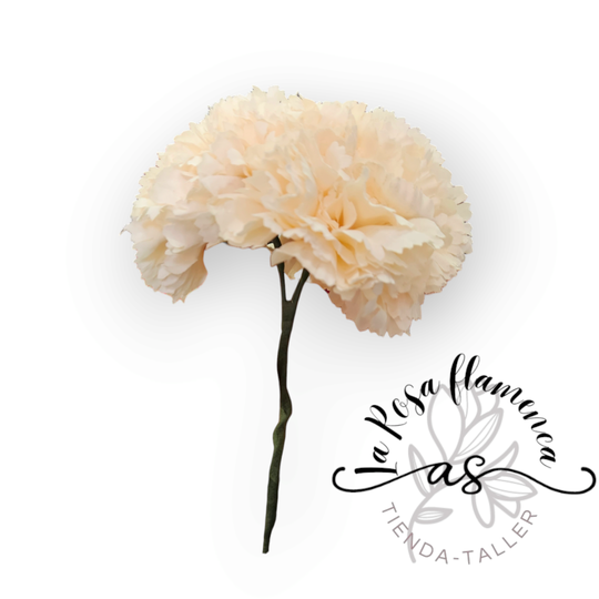 Ramillete claveles beigh