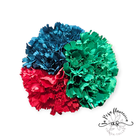 Ramillete claveles tricolor