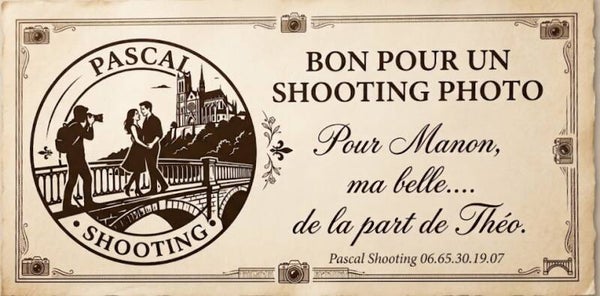 Bon cadeau shooting