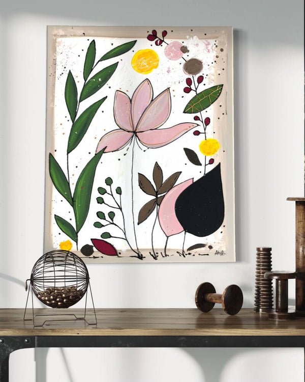 Quadro Tela Armonia di foglie TL04