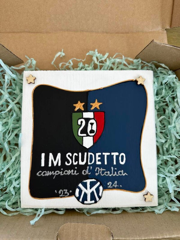 Targa Dedica scudetto Inter - cod. TD01