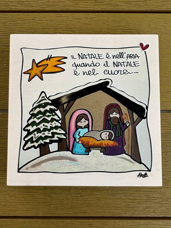 Il Presepio dipinto - cod. 031_L - Natale Nell’aria