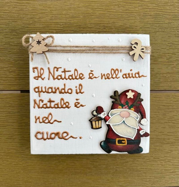 Quadretto dedica Natale cod. DNAT01