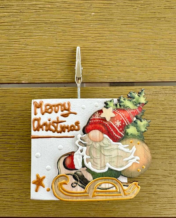 Portafoto / segnaposto Elfo Natale PRF03