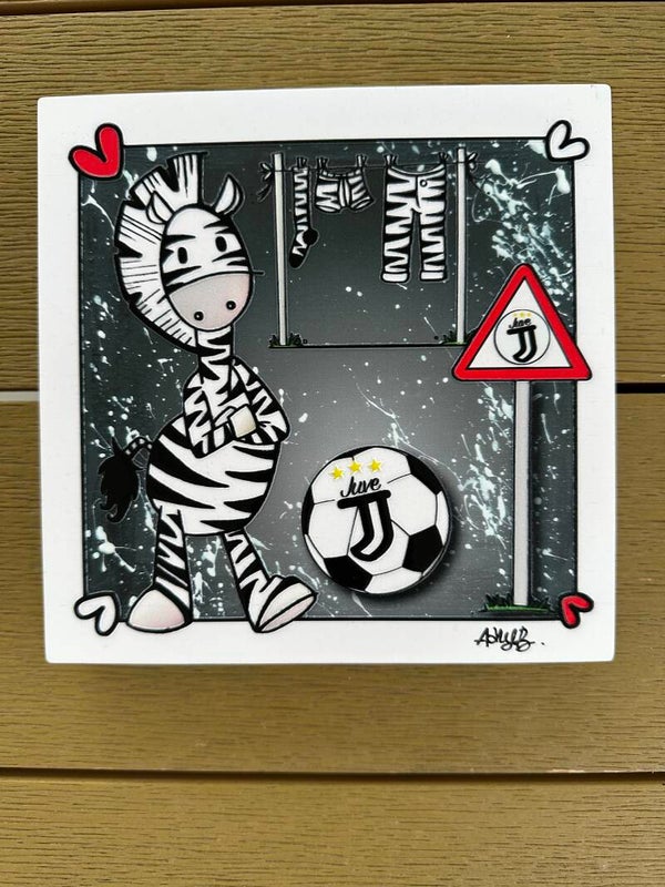 Quadrotto Juve - cod. 034 - Quadro calcio JUVE