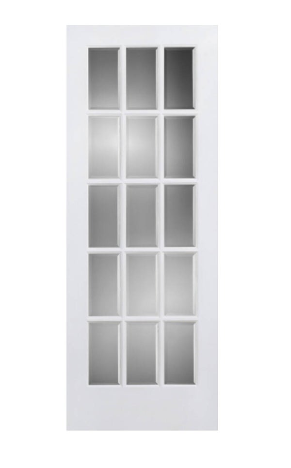 Clear Glass Woodbar French Door